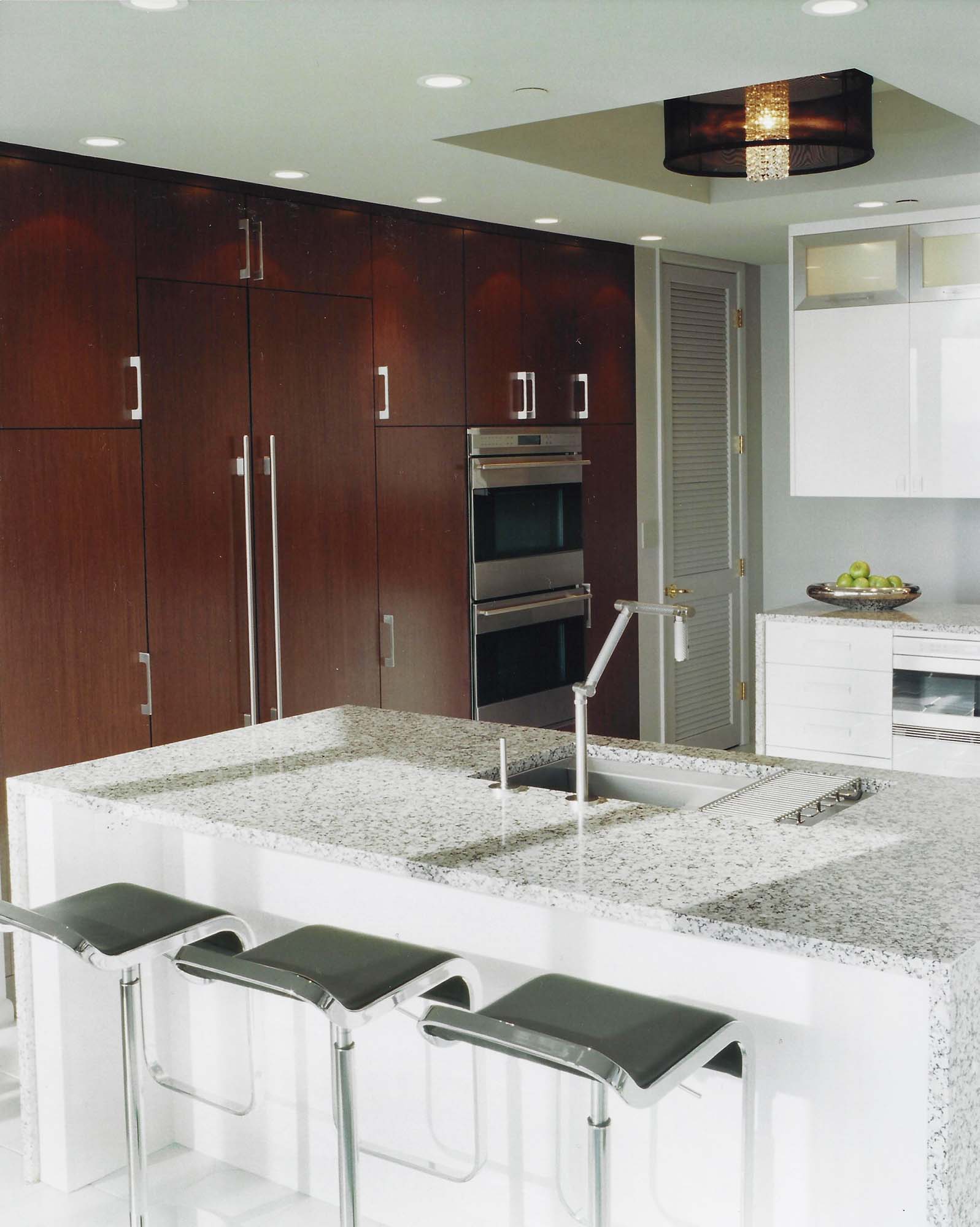 modern marble kitchen