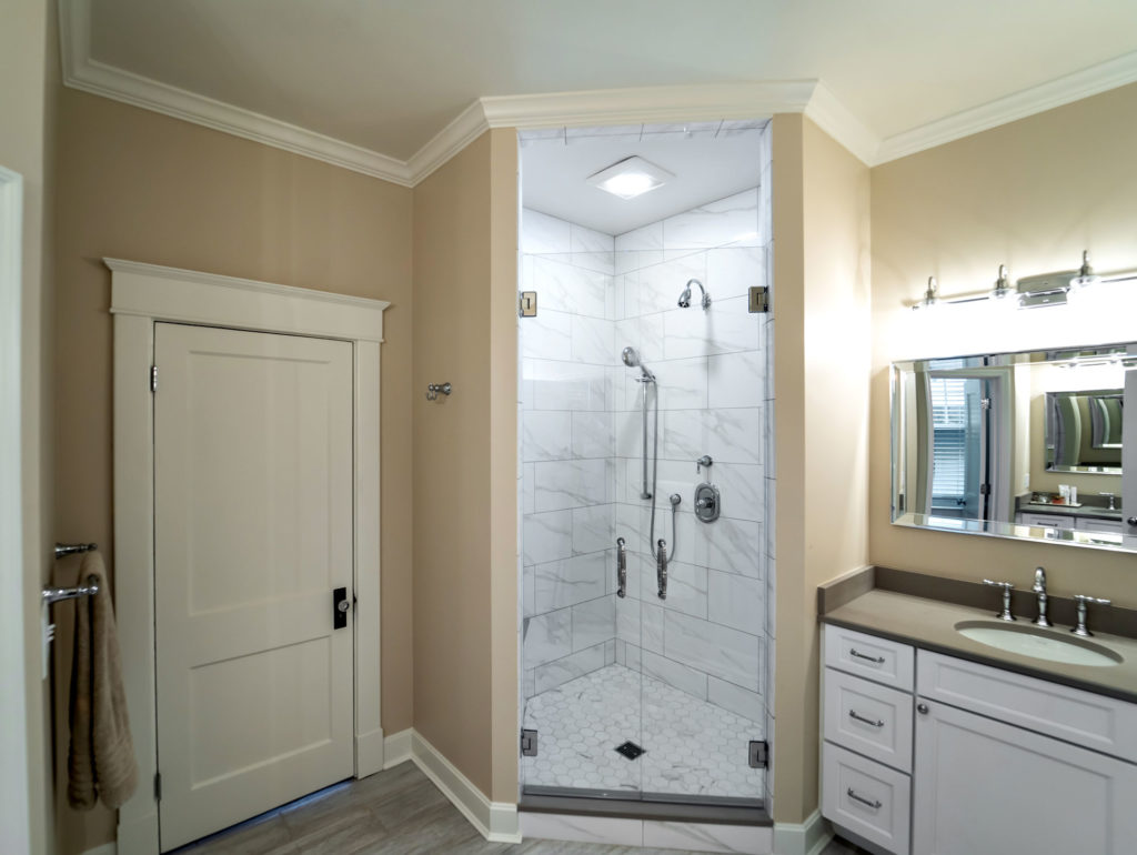 modern bathroom tile shower