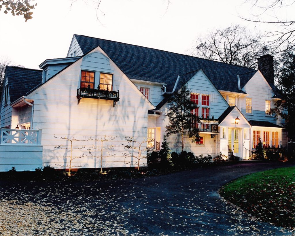 exterior facade traditional home