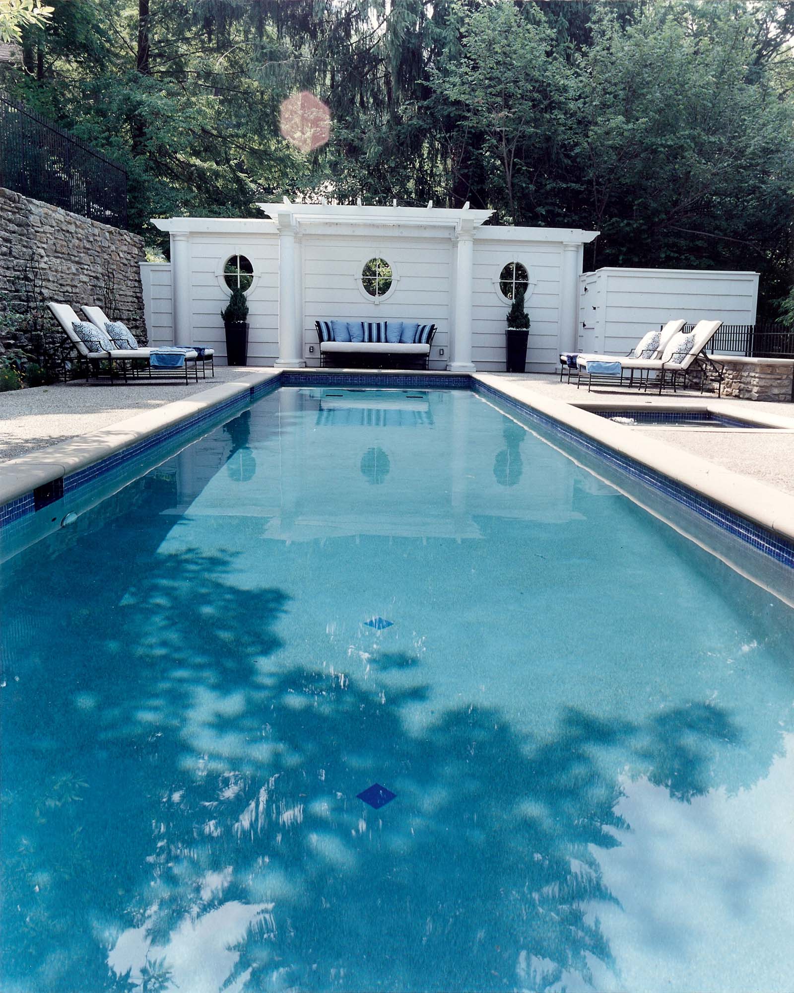 luxury outdoor pool