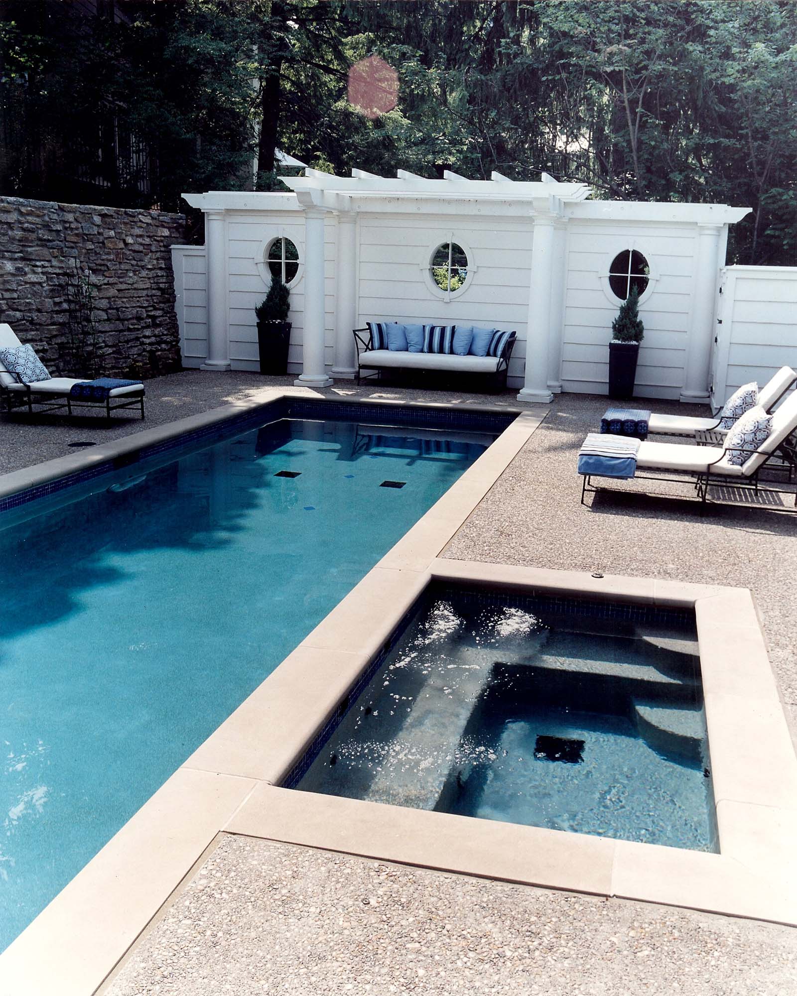 luxury outdoor pool